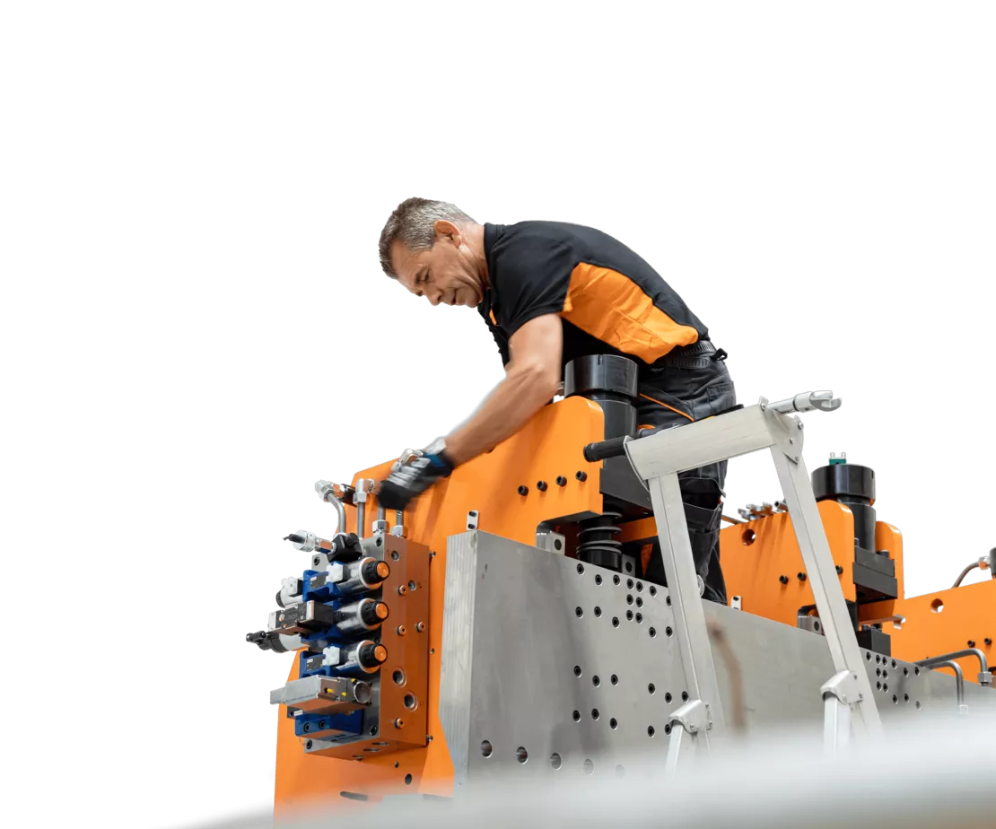 wemo monteur aan het werk