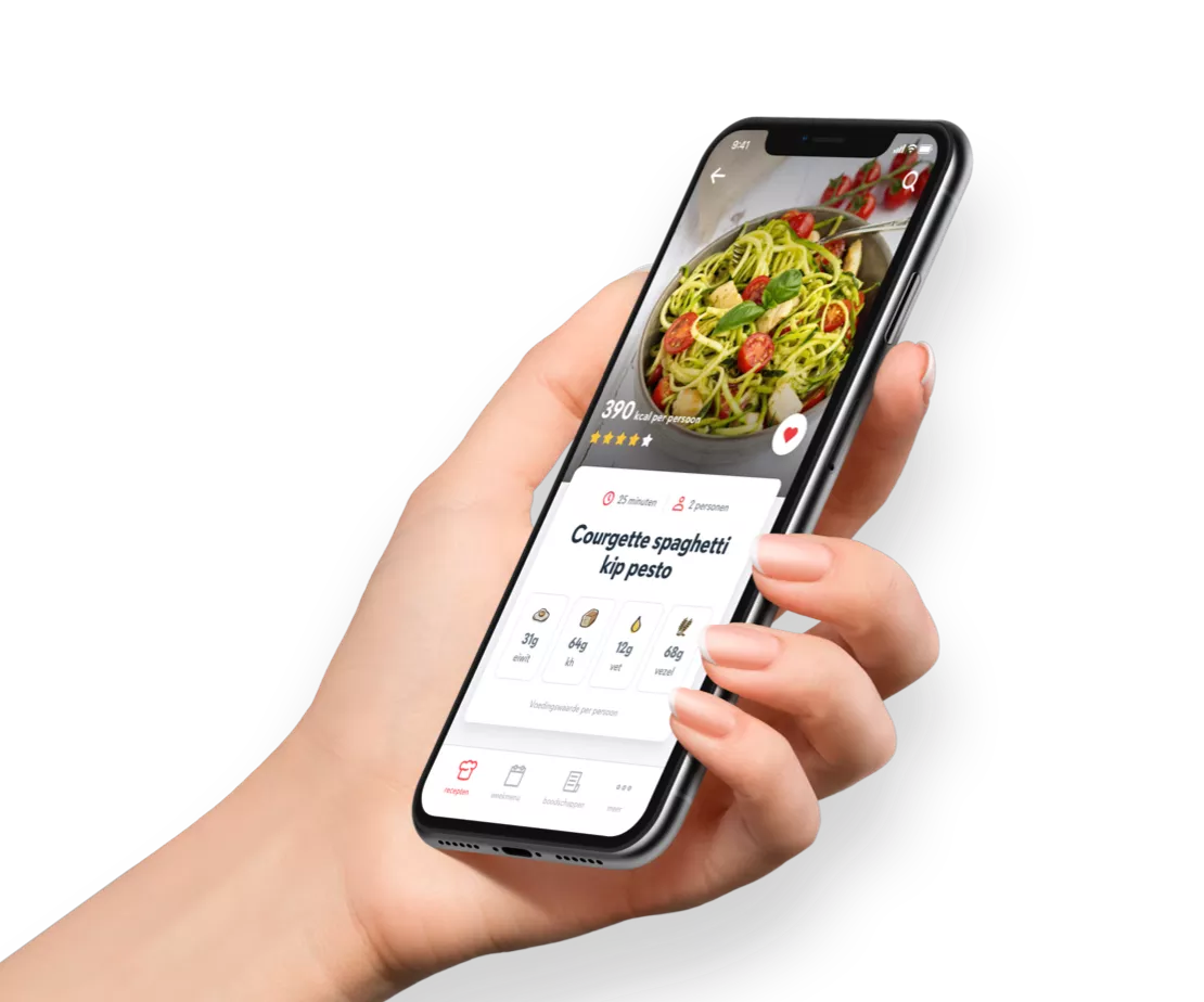 fitchef app mockup